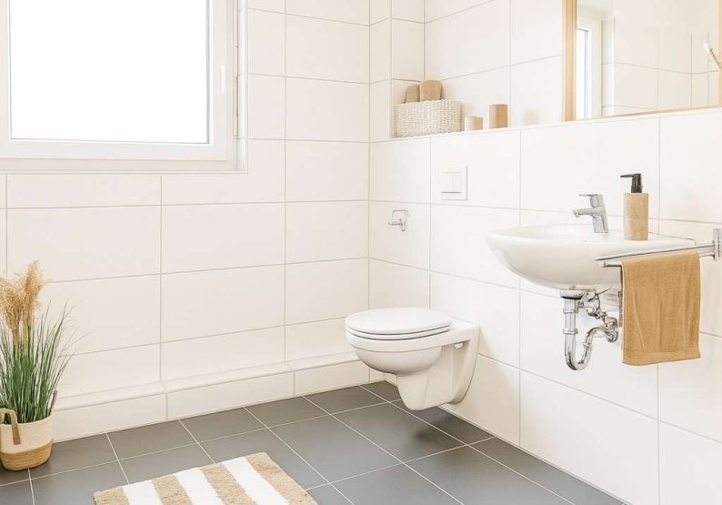 Visualisierung Musterhaus Badezimmer