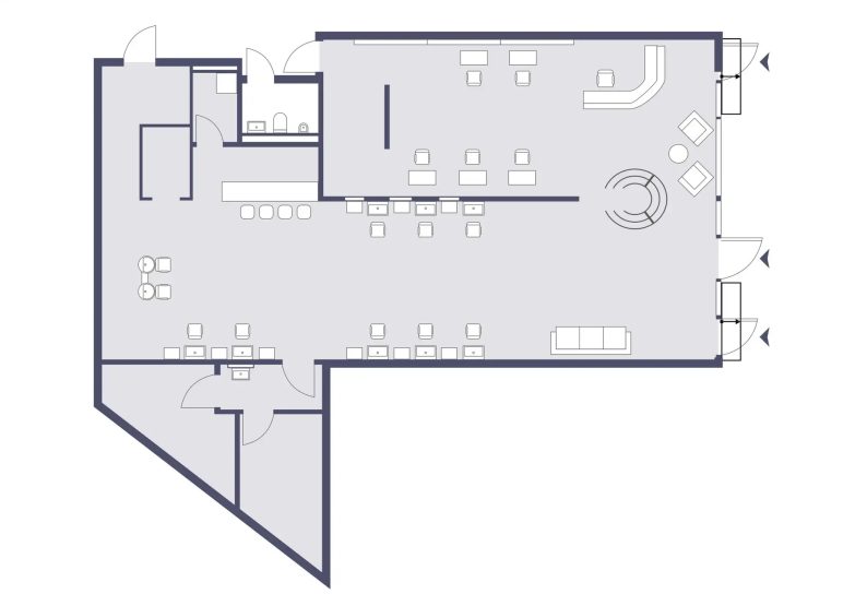 Grundriss EZH-Fläche