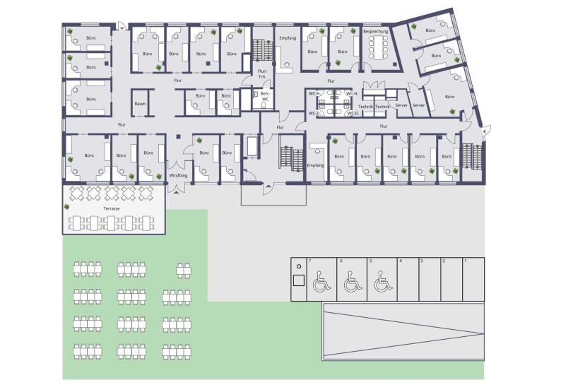 Grundriss Haus 4 EG