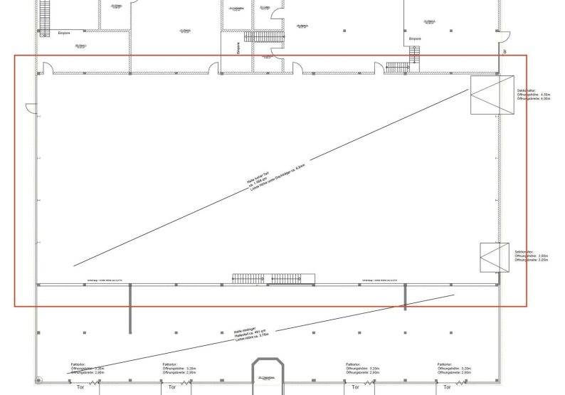 Grundrissplan Erdgeschoss