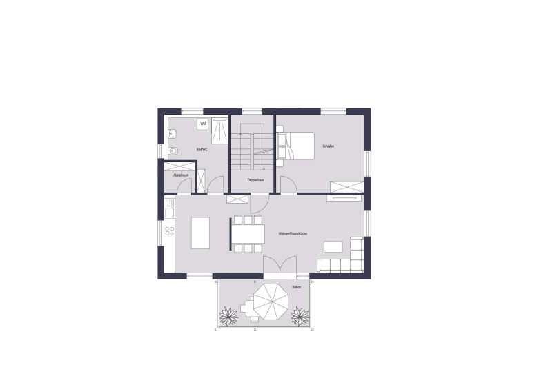 Grundriss Obergeschoss