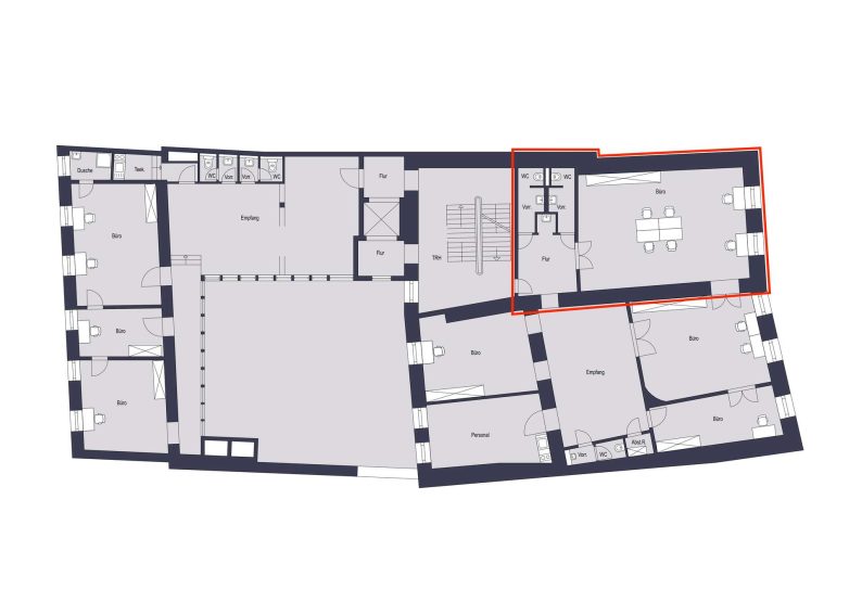 Grundrissplan 1.OG